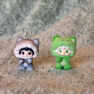 Yooki Cat on the Loose Pop Bean bundle of 2 | blind bag confirmed pop beans NEW